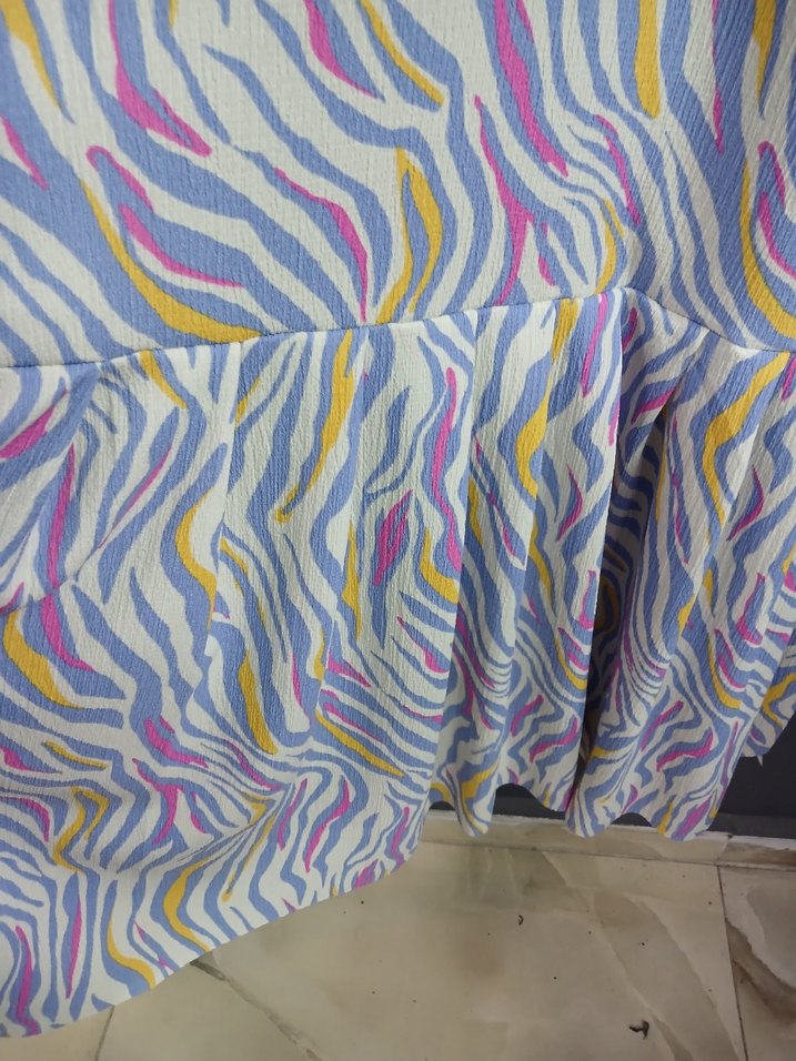 Bohem Çok Renkli  Uzun Elbise - Görsel 4