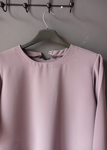 gri Kadın Uzun Kollu Salaş Tunik - Görsel 2