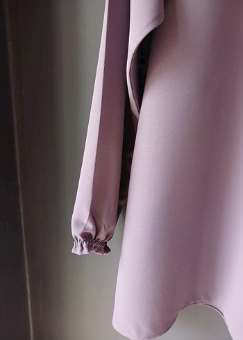 gri Kadın Uzun Kollu Salaş Tunik - Görsel 3