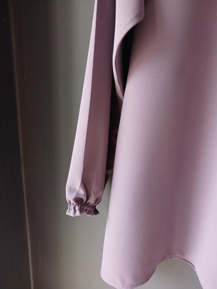 gri Kadın Uzun Kollu Salaş Tunik - Görsel 3