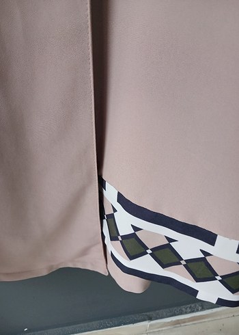 Bej Düğmeli Uzun Kollu Kadın Tunik - Görsel 8