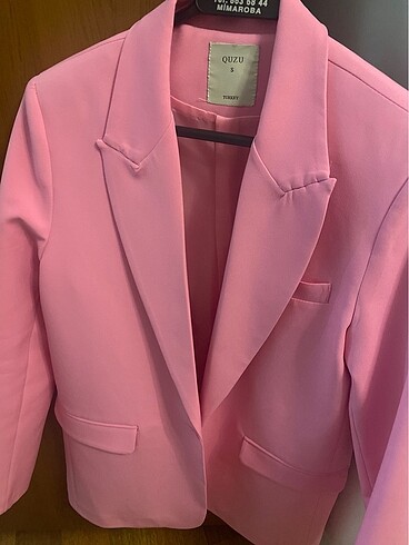 Pembe blazer ceket