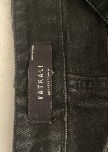 Zara Gri Siyah Renk Bloklu Kadın Denim Pantolon