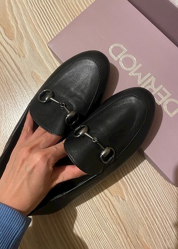 DERIMOD Sıfır Kutusunda Siyah Loafer Ayakkabı - Görsel 2