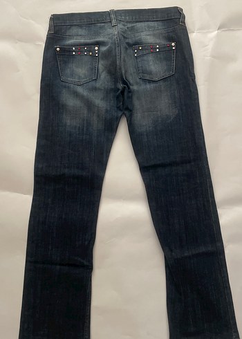 Dolce & Gabbana Kadın Lacivert Denim Günlük Jean - Görsel 2