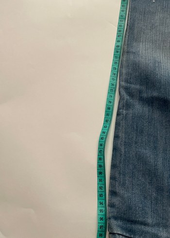 Açık Mavi Erkek Rahat Kesim Kot Pantolon - Görsel 4