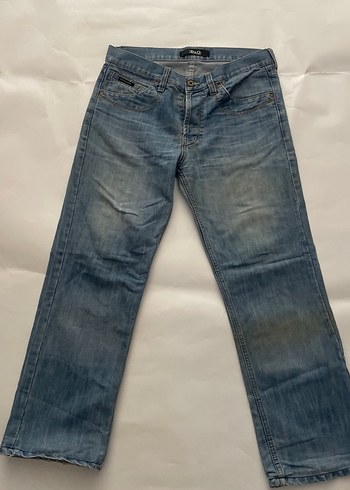 Açık Mavi Erkek Rahat Kesim Kot Pantolon - Görsel 2