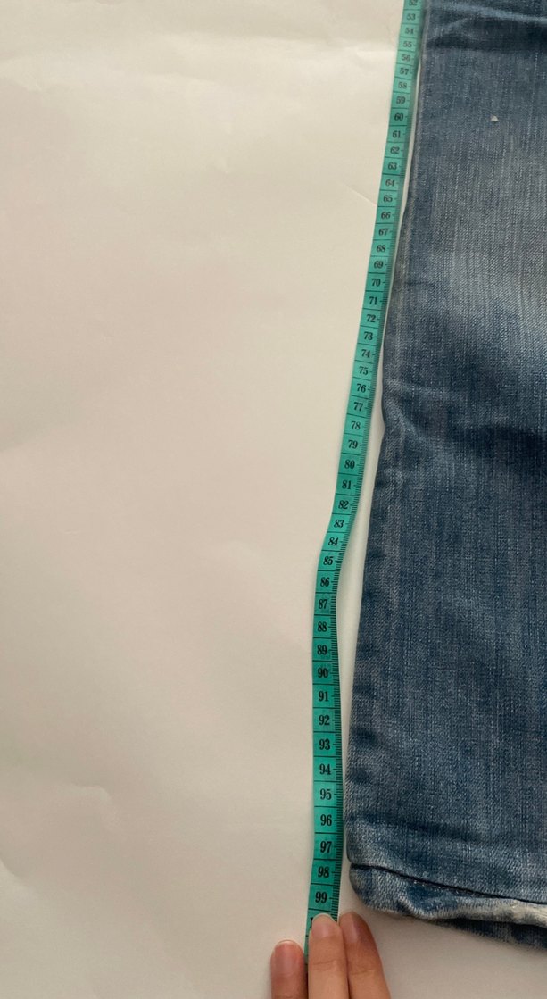 Açık Mavi Erkek Rahat Kesim Kot Pantolon - Görsel 4