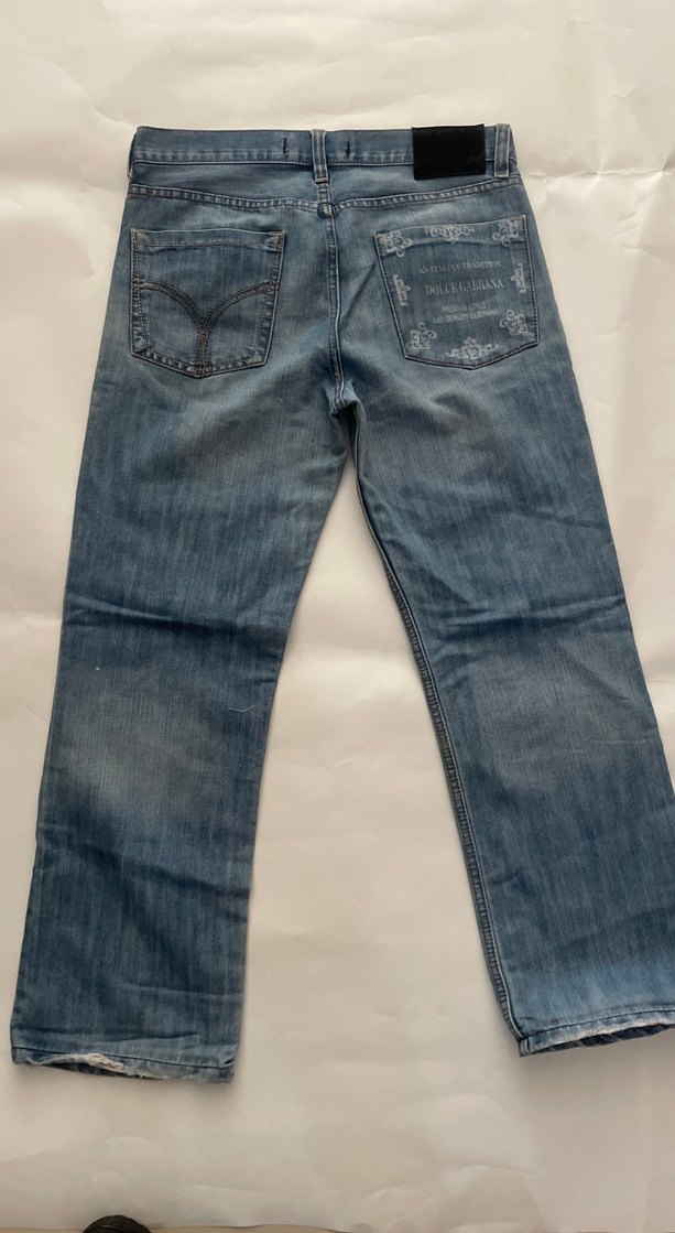 Açık Mavi Erkek Rahat Kesim Kot Pantolon - Görsel 3