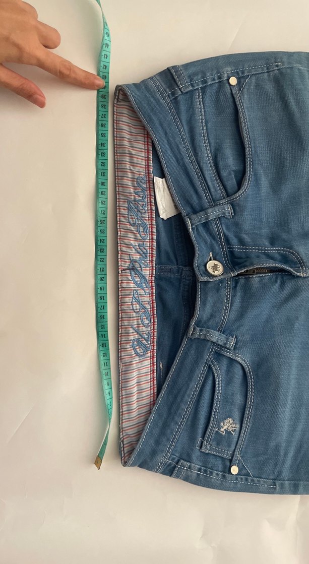 US  Kadın Mavi Denim Pantolon - Görsel 5