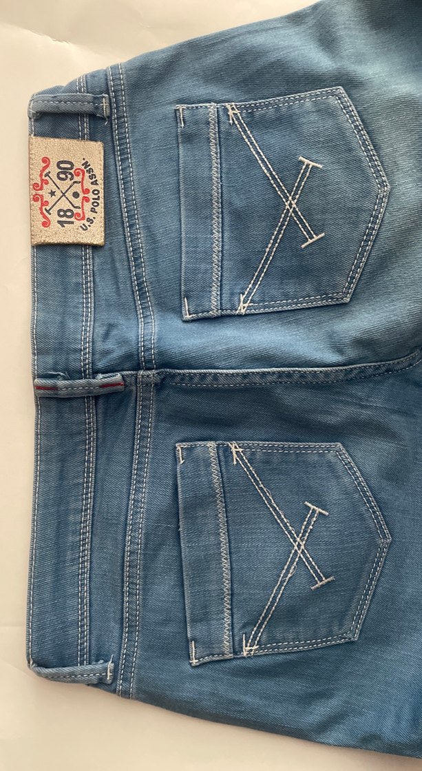 US  Kadın Mavi Denim Pantolon - Görsel 3