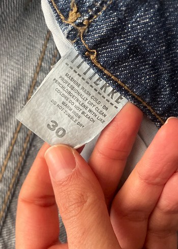 Dolce & Gabbana Kadın Lacivert Denim Jean Pantolon - Görsel 6