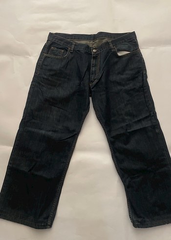 501 Lewis Erkek Koyu Lacivert Bol Kesim Kot Pantolon - Görsel 2