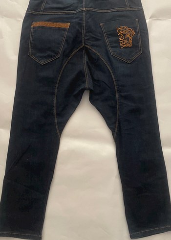 Versace Jeans Couture Lacivert Düğmeli Rahat Kesim Erkek Jean - Görsel 3