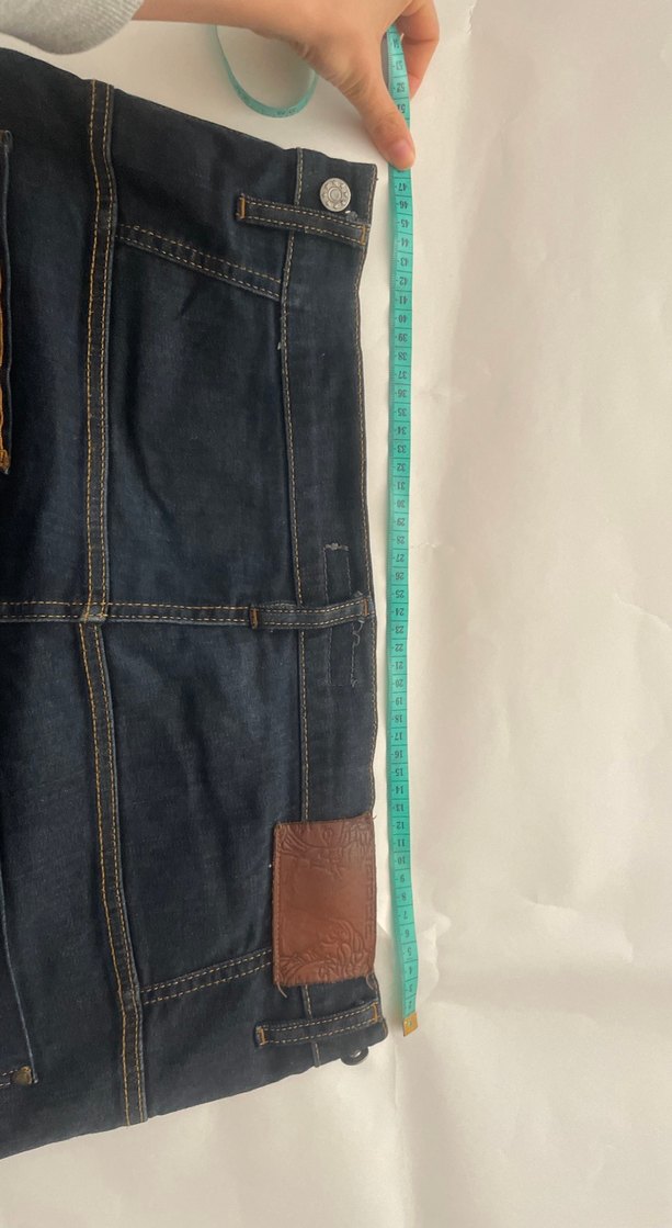 Versace Jeans Couture Lacivert Düğmeli Rahat Kesim Erkek Jean - Görsel 5