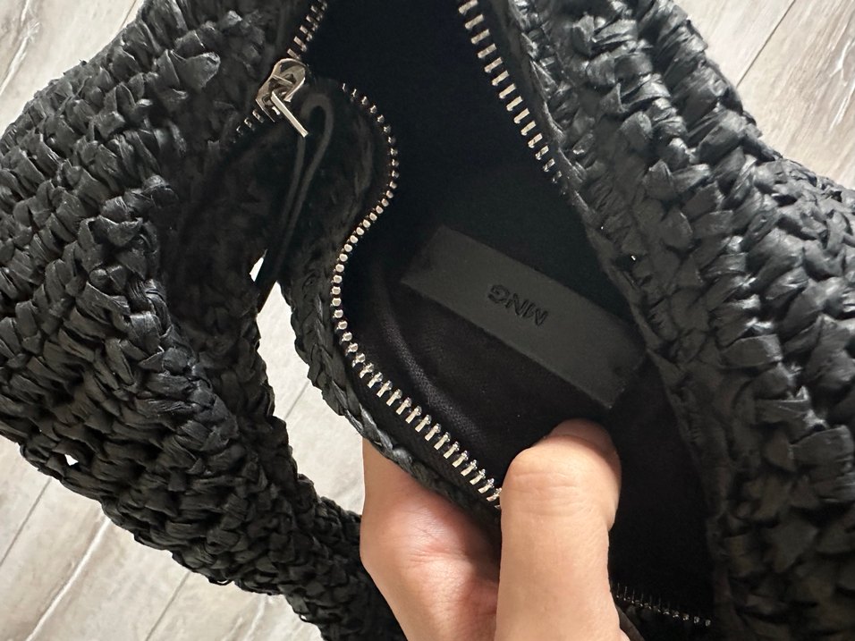 Siyah Örgü Kadın Çanta - Görsel 5