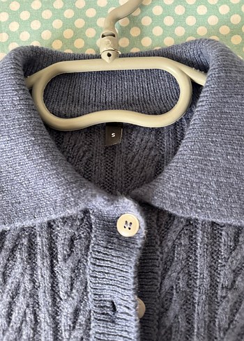 Bohem Gri Boğazlı Örgü Kadın Kazak - Görsel 3