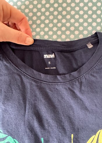 Yeşil Baskılı Hamile Straplez Tişört - Görsel 2