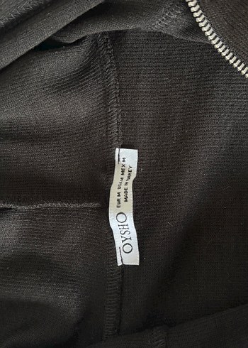 Kız Siyah Kapüşonlu Fermuarlı Eşofman Takımı - Görsel 2