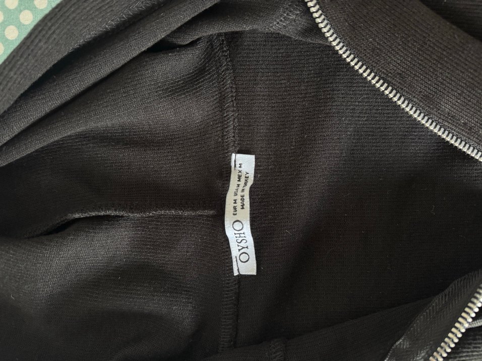 Kız Siyah Kapüşonlu Fermuarlı Eşofman Takımı - Görsel 2