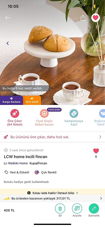 xs Beden LCW home