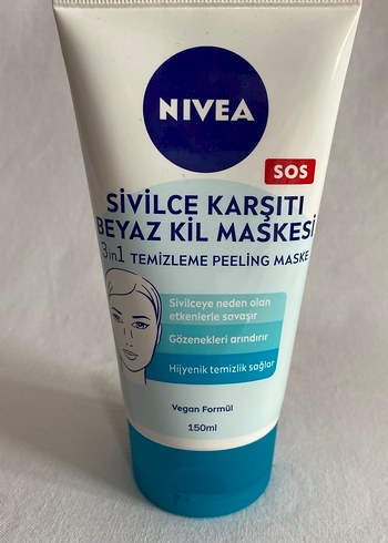 NIVEA Beyaz Kil Maskesi 150ml Sivilce Karşıtı