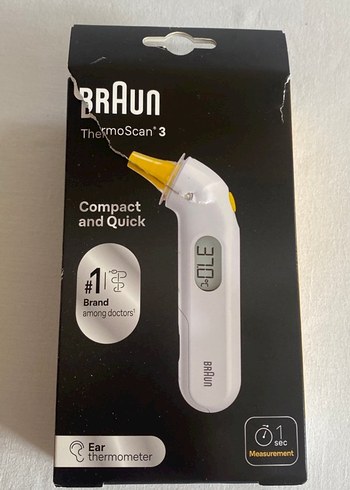 Braun termometre ateş ölçer