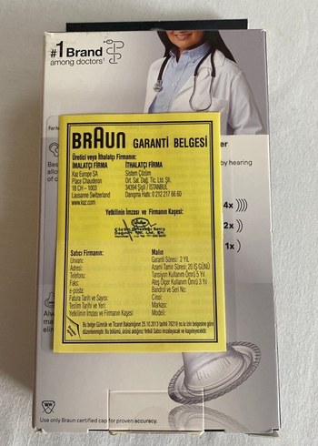  Beden Renk Braun termometre ateş ölçer