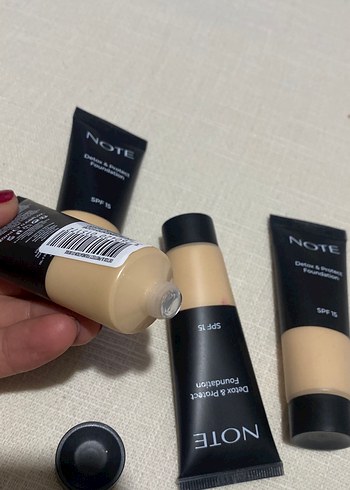 Beden Note Detox & Protect SPF15 Fondöten - 01 Beige