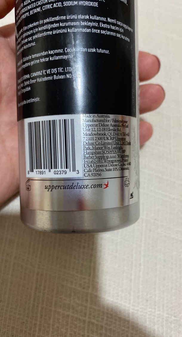 Uppercut Deluxe Tuz Spreyi 150 ml - Görsel 3