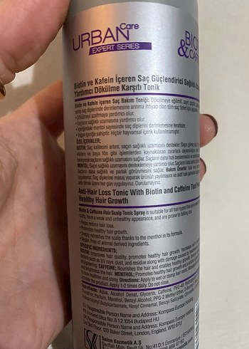 Biotin dökülme karşıtı saç derisi toniği - Görsel 3