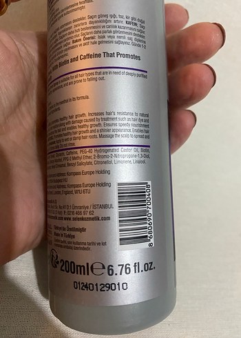 Biotin dökülme karşıtı saç derisi toniği - Görsel 6