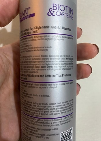Biotin dökülme karşıtı saç derisi toniği - Görsel 4