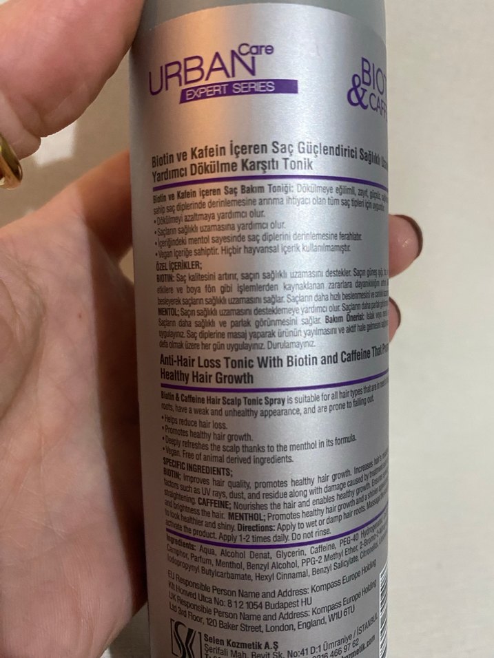 Biotin dökülme karşıtı saç derisi toniği - Görsel 3
