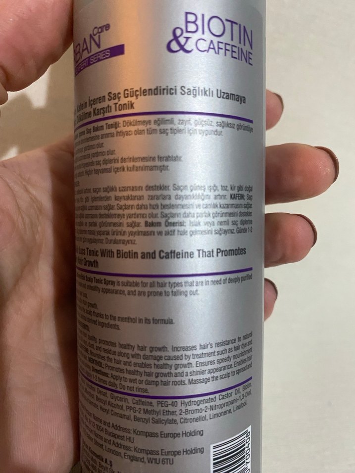 Biotin dökülme karşıtı saç derisi toniği - Görsel 4