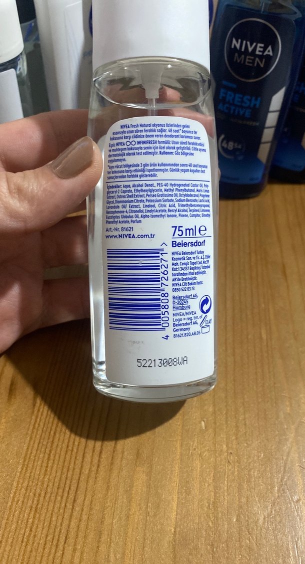 NIVEA Fresh Natural Kadın Deodorant - Görsel 3