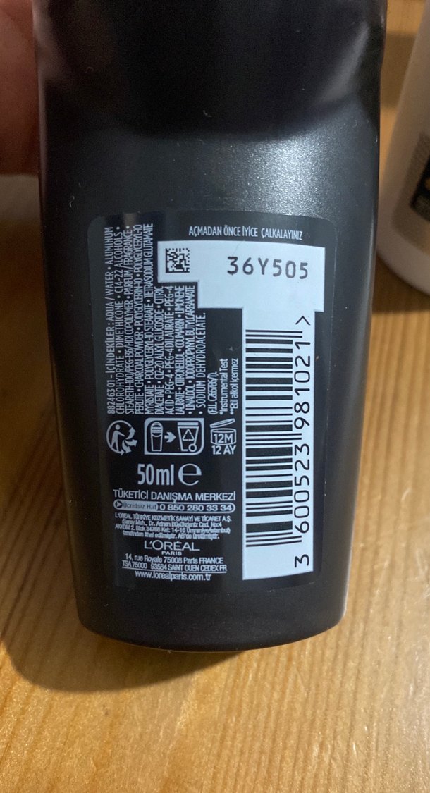 L'Oréal Men Expert Carbon Protect Deodorant - Görsel 2