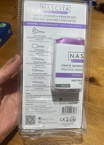 Diğer Nascita Pratik Manikür & Pedikür Seti Beyaz