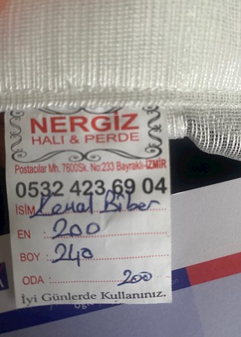 Çizgili Modern Tül Perde - Görsel 3