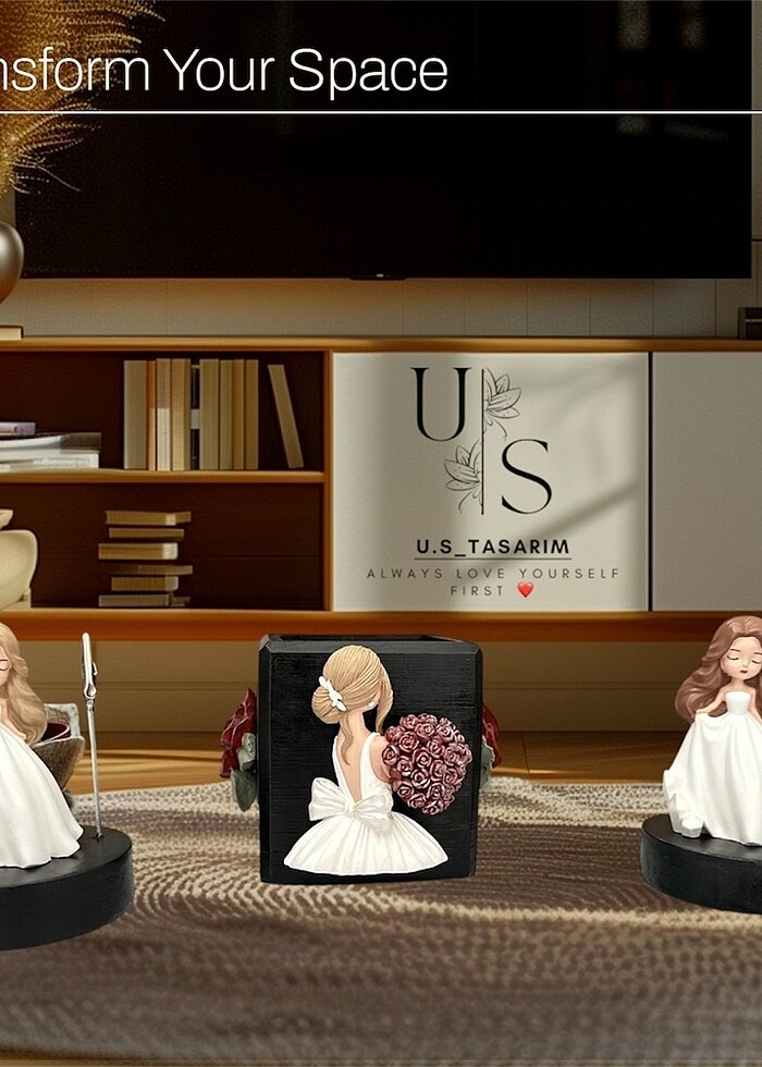 Prenses kalemlik ve notluk - Görsel 5