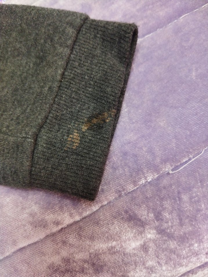 Kadın Gri Pul İşlemeli Baskılı Sweatshirt - Görsel 2