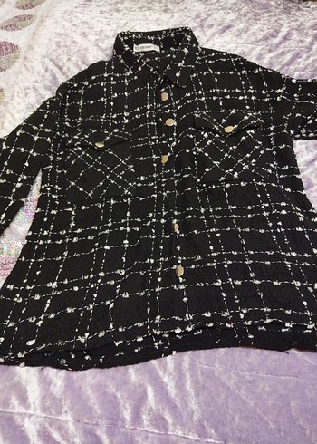 Kadın Siyah Uzun Kollu Düğmeli Gömlek - Görsel 3