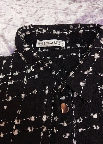 Kadın Siyah Uzun Kollu Düğmeli Gömlek - Görsel 6