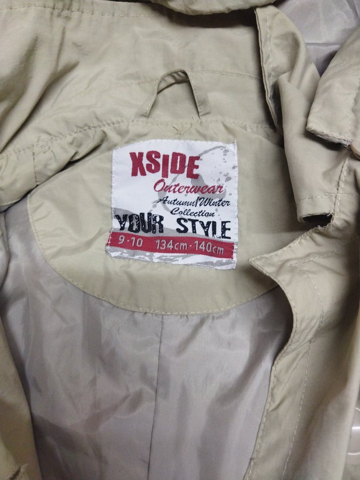 Düğmeli Bej Hamile Trençkot - Görsel 4