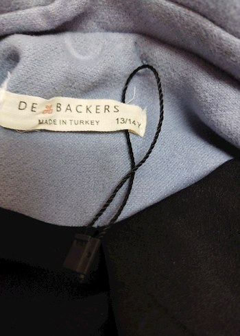 Düğmeli Açık Mavi Kaban - Görsel 7