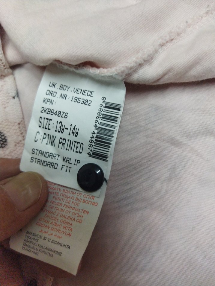 Kız Çocuk Uzun Kollu Dantel Detaylı Bluz - Görsel 3