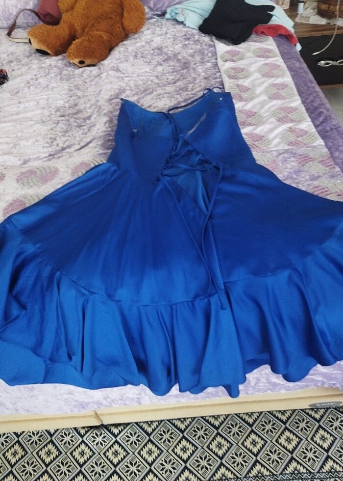 Abiye kısa elbise - Görsel 2