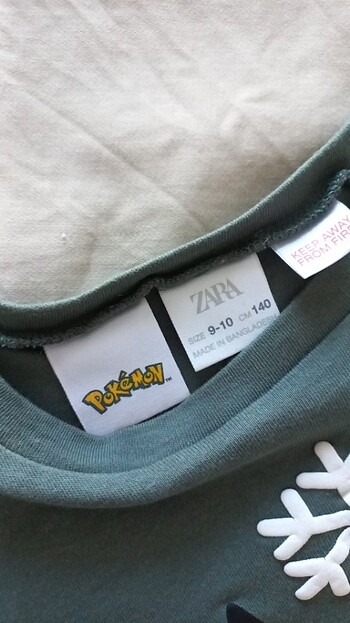 10 Yaş Beden Pokemon Pijama üstü 