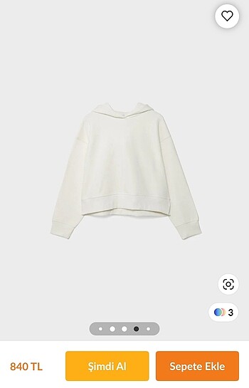 l Beden Stradivarius kapüşonlu basic sweatshirt