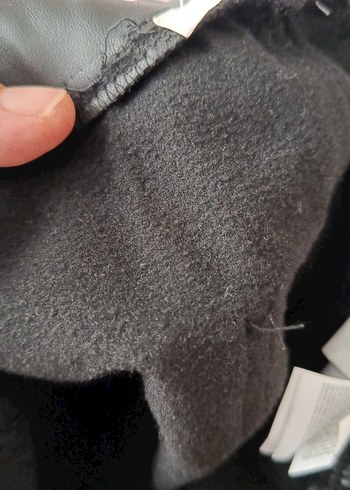 Siyah Deri Biker pantolon - Görsel 7